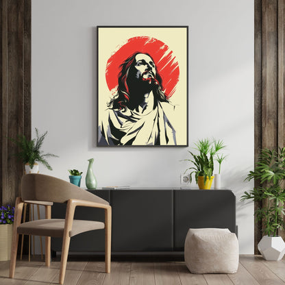 Crimson Light Fine Art Print - ChristVisions