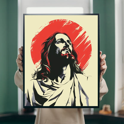 Crimson Light Fine Art Print - ChristVisions