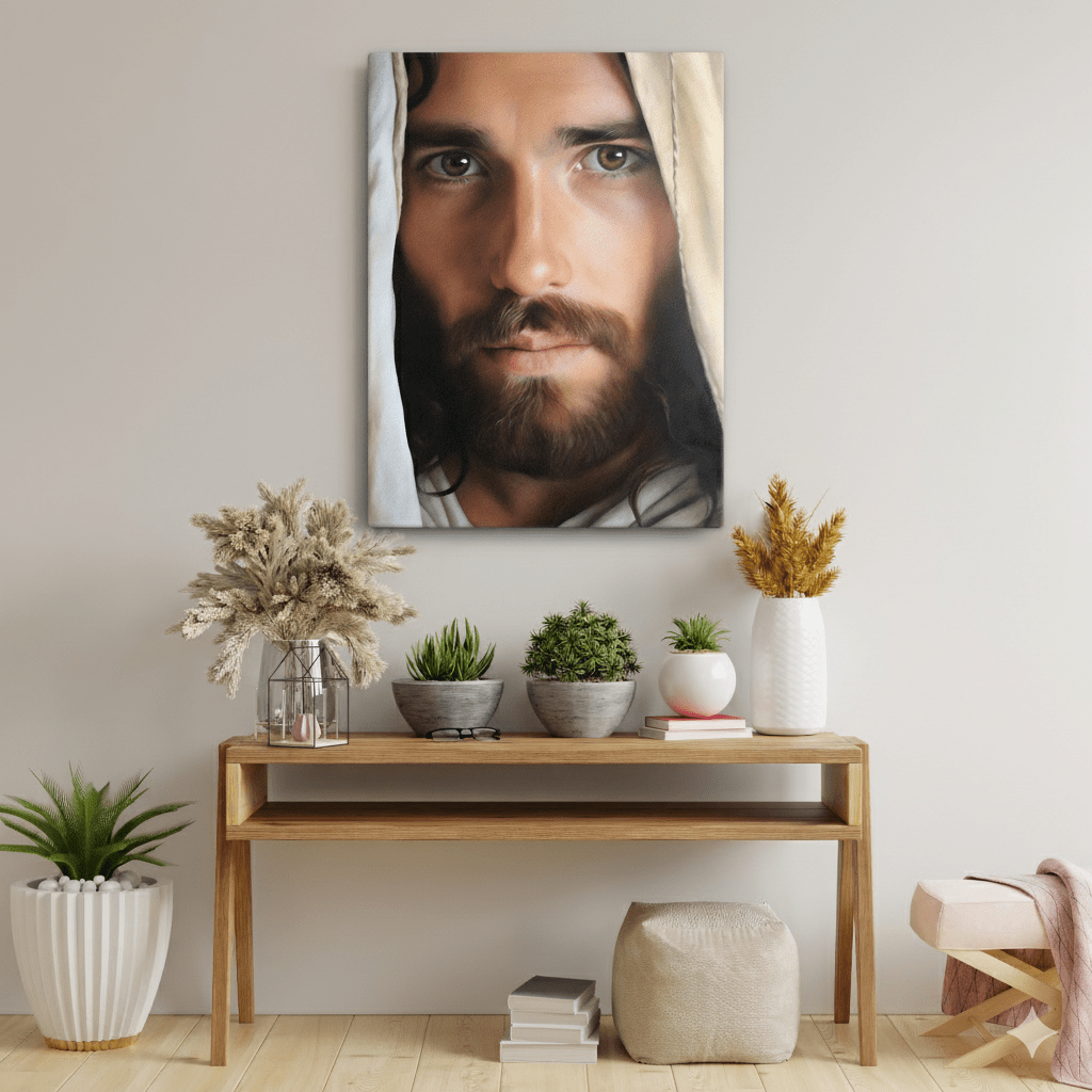 Divine Gaze Canvas Print - ChristVisions