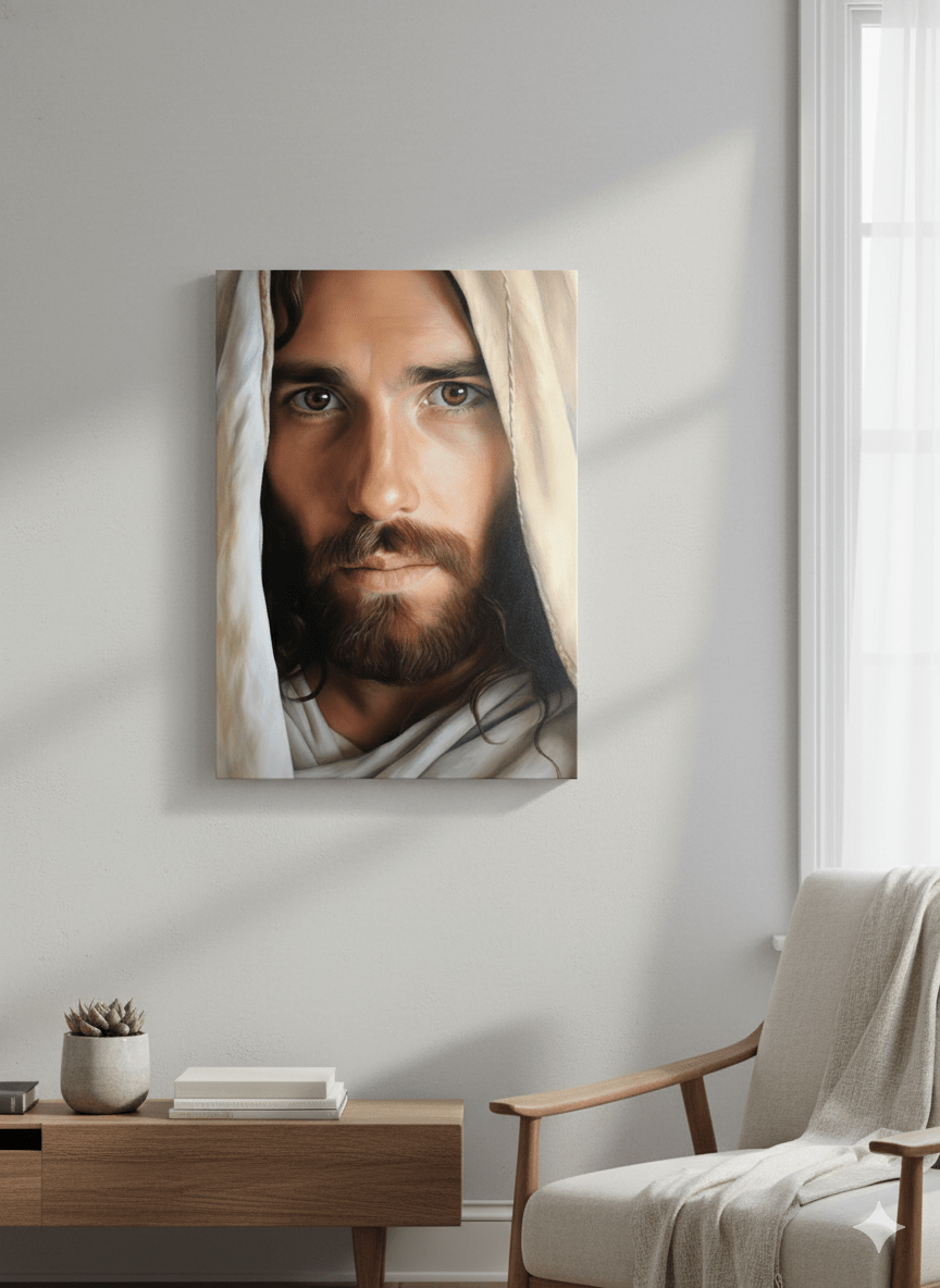 Divine Gaze Canvas Print - ChristVisions