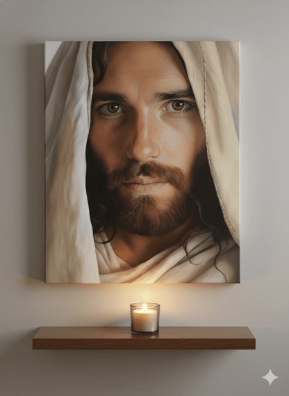 Divine Gaze Canvas Print - ChristVisions