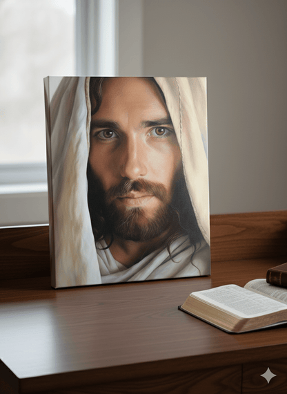 Divine Gaze Canvas Print - ChristVisions