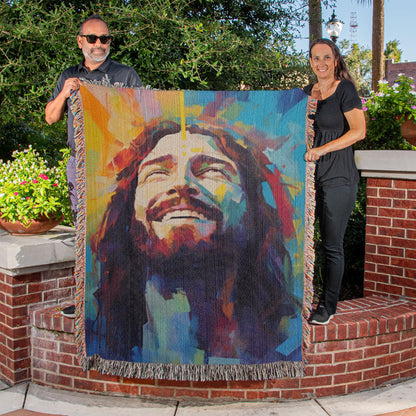 Divine Joy Sunrise | Woven Christian Throw Blanket
