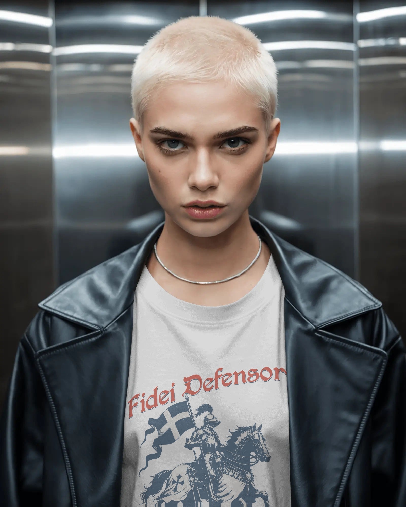 Fidei Defensor - Defender Of The Faith - Christian Knight T-Shirt - ChristVisions