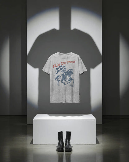 Fidei Defensor - Defender Of The Faith - Christian Knight T-Shirt - ChristVisions