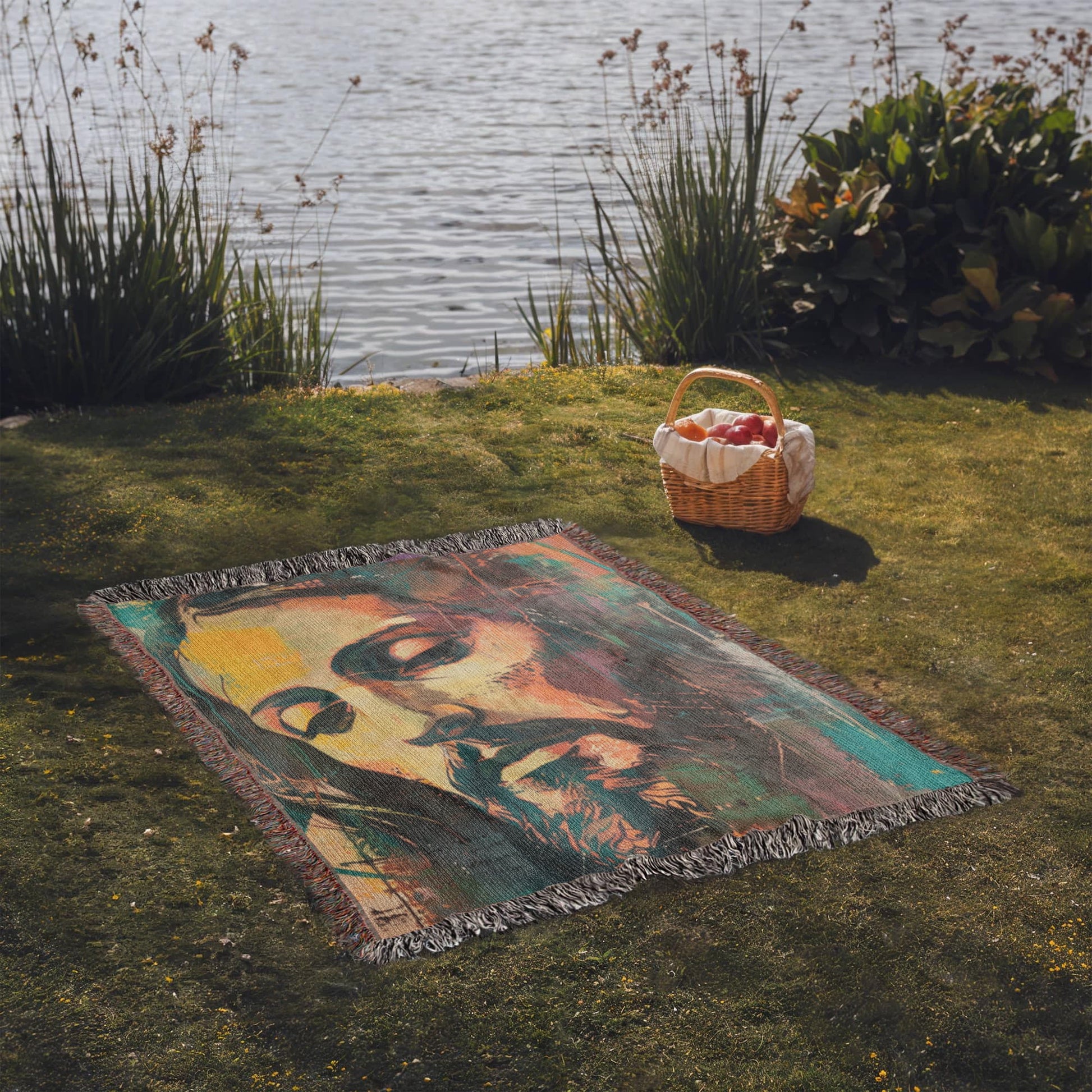 Gentle Savior | Christian Woven Throw Blanket - ChristVisions