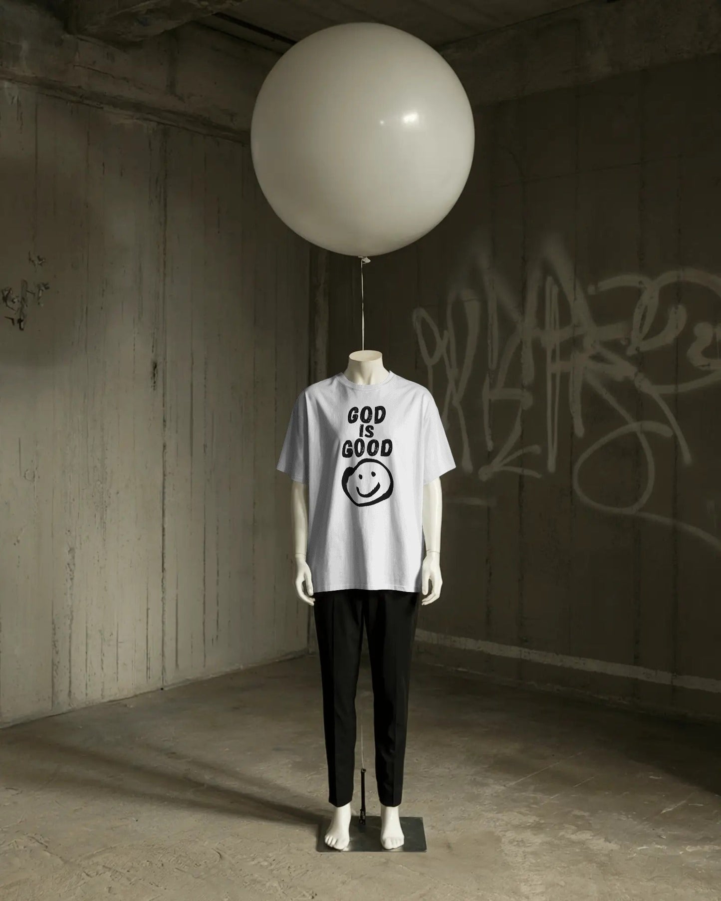 God Is Good Smiley Face T-Shirt - ChristVisions