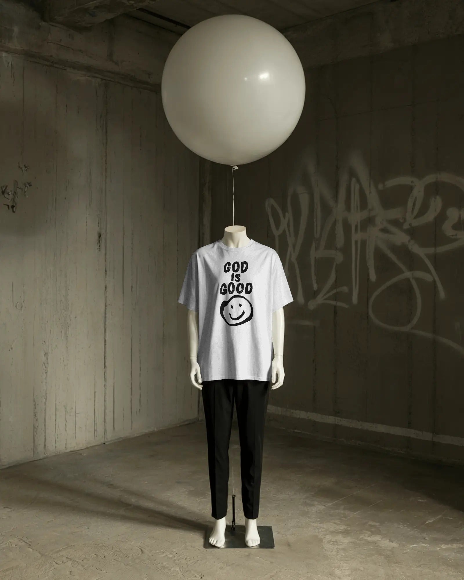 God Is Good Smiley Face T-Shirt - ChristVisions