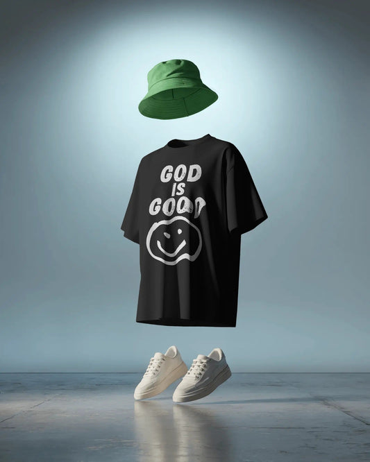 God Is Good Smiley Face T-Shirt - ChristVisions