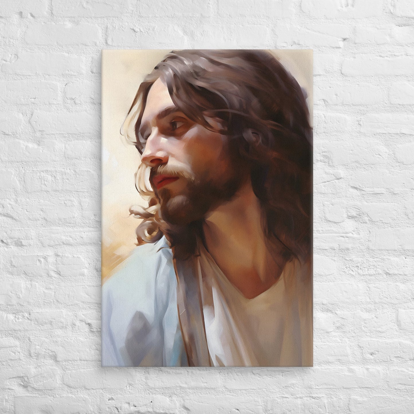 God So Loved The World Canvas Print - ChristVisions