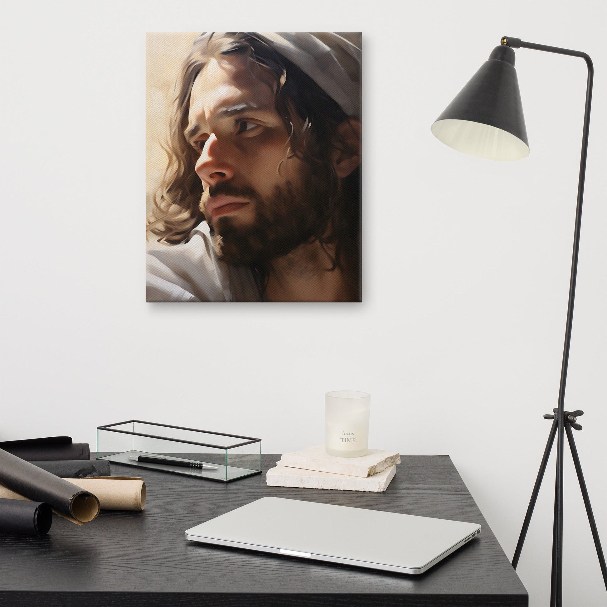 His Love Saves Canvas Print - ChristVisions