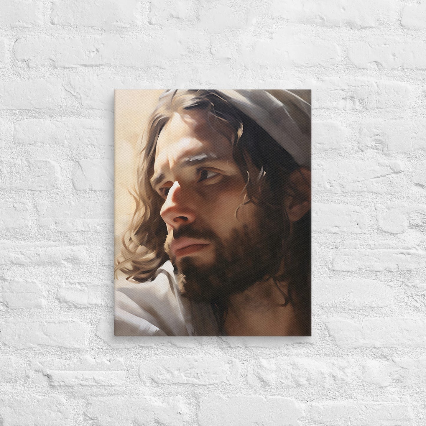 His Love Saves Canvas Print - ChristVisions
