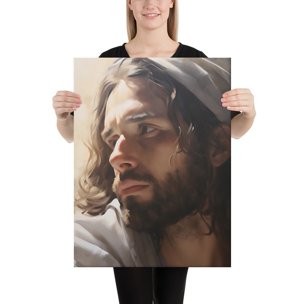 His Love Saves Canvas Print - ChristVisions