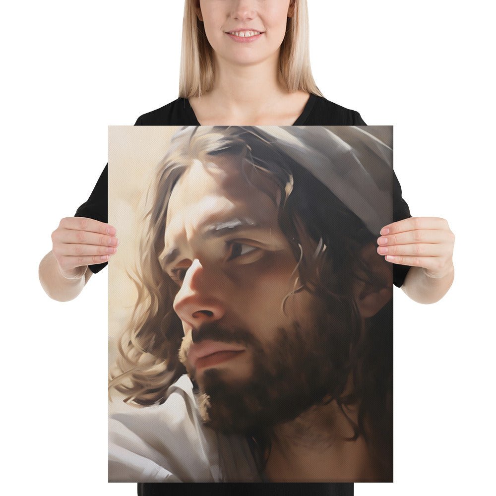 His Love Saves Canvas Print - ChristVisions