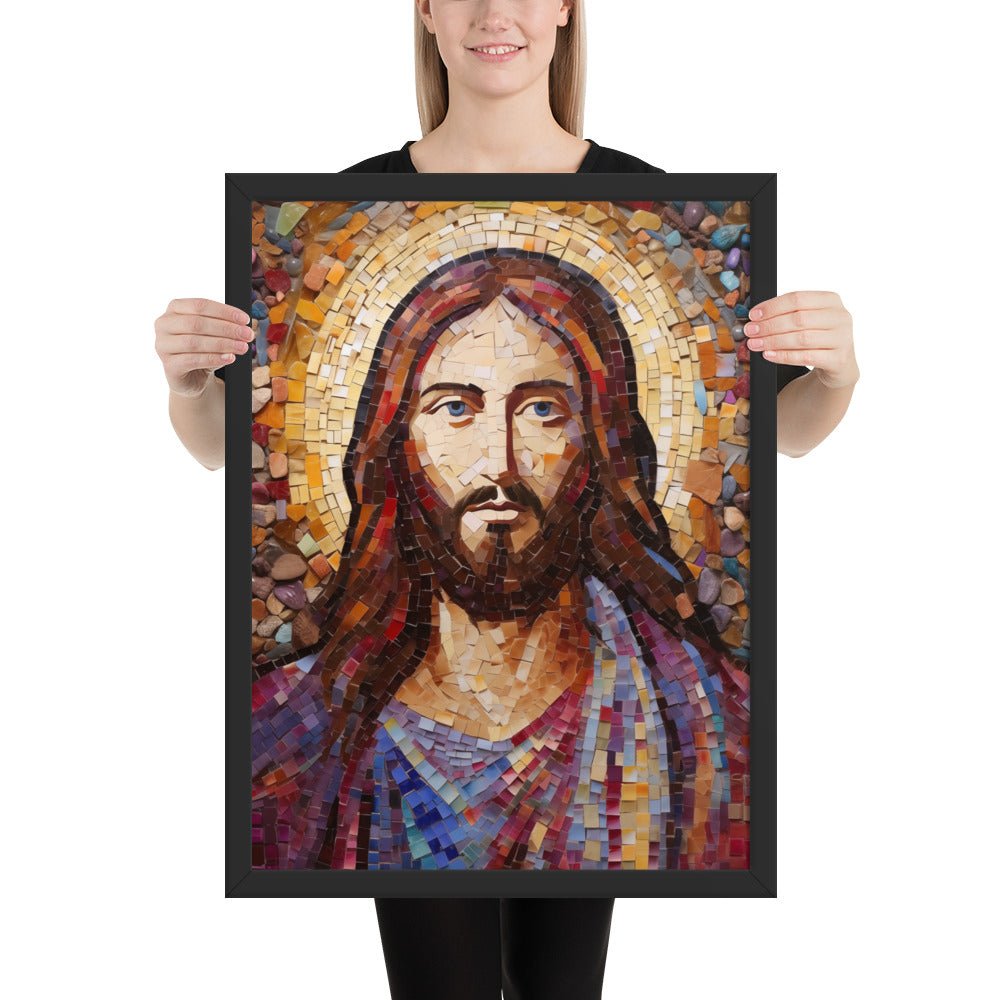 Jesus Christ Mosaic Fine Art Print - ChristVisions