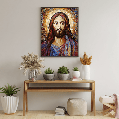 Jesus Christ Mosaic Fine Art Print - ChristVisions