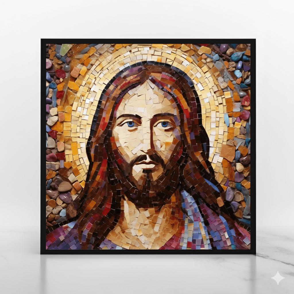 Jesus Christ Mosaic Fine Art Print - ChristVisions
