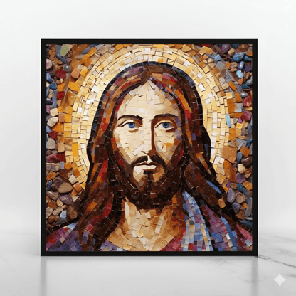 Jesus Christ Mosaic Fine Art Print - ChristVisions