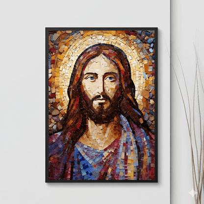 Jesus Christ Mosaic Fine Art Print - ChristVisions