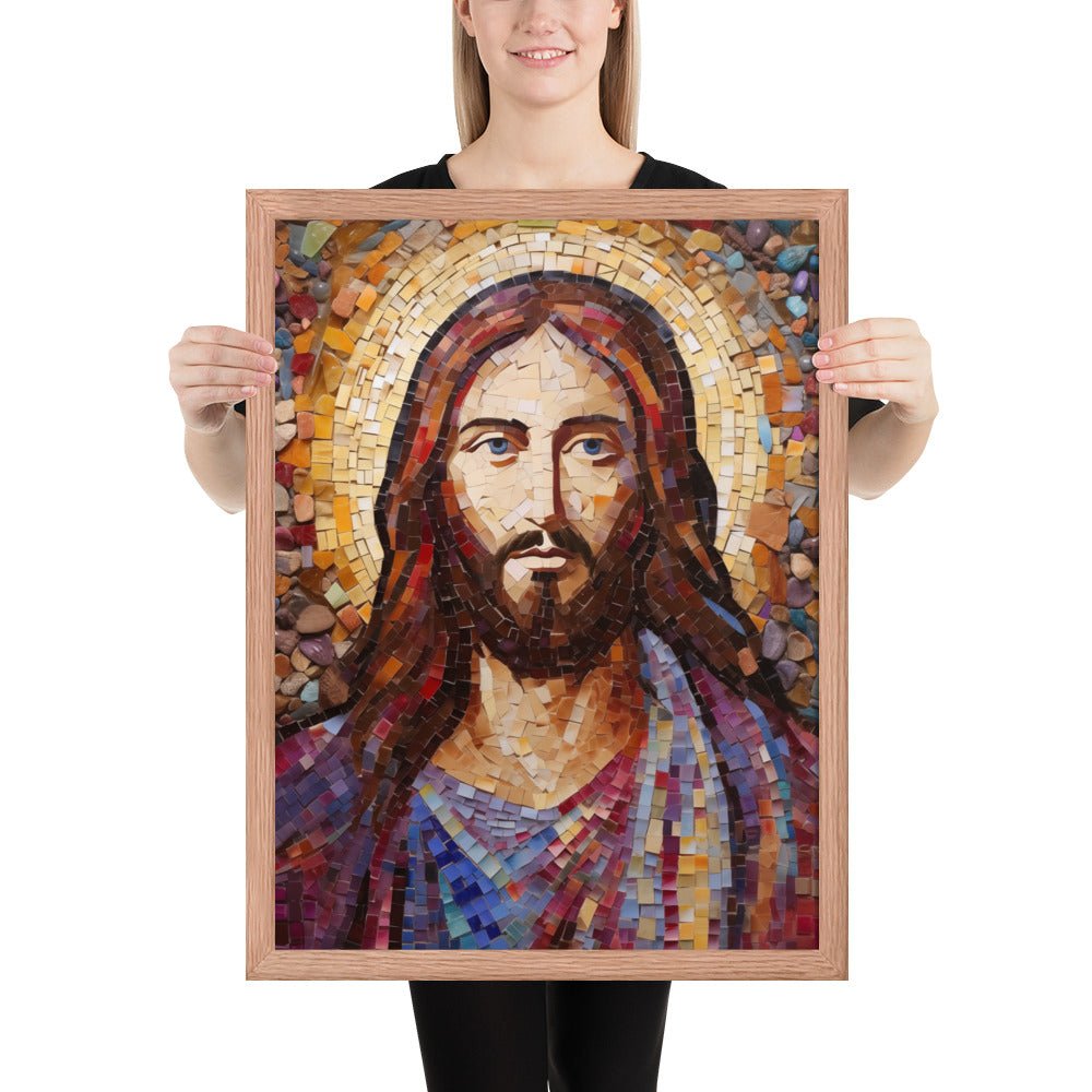 Jesus Christ Mosaic Fine Art Print - ChristVisions