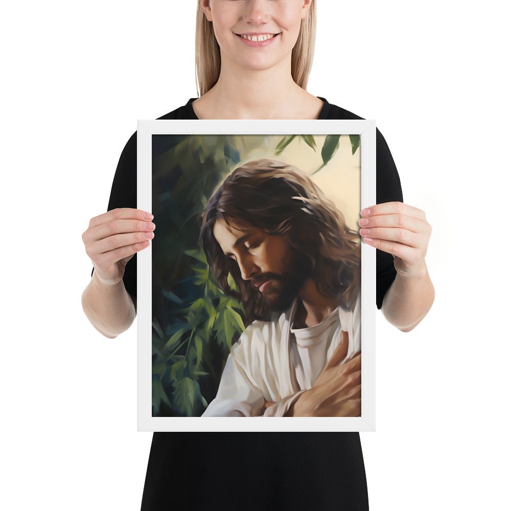 Jesus In Gethsemane Fine Art Print - ChristVisions