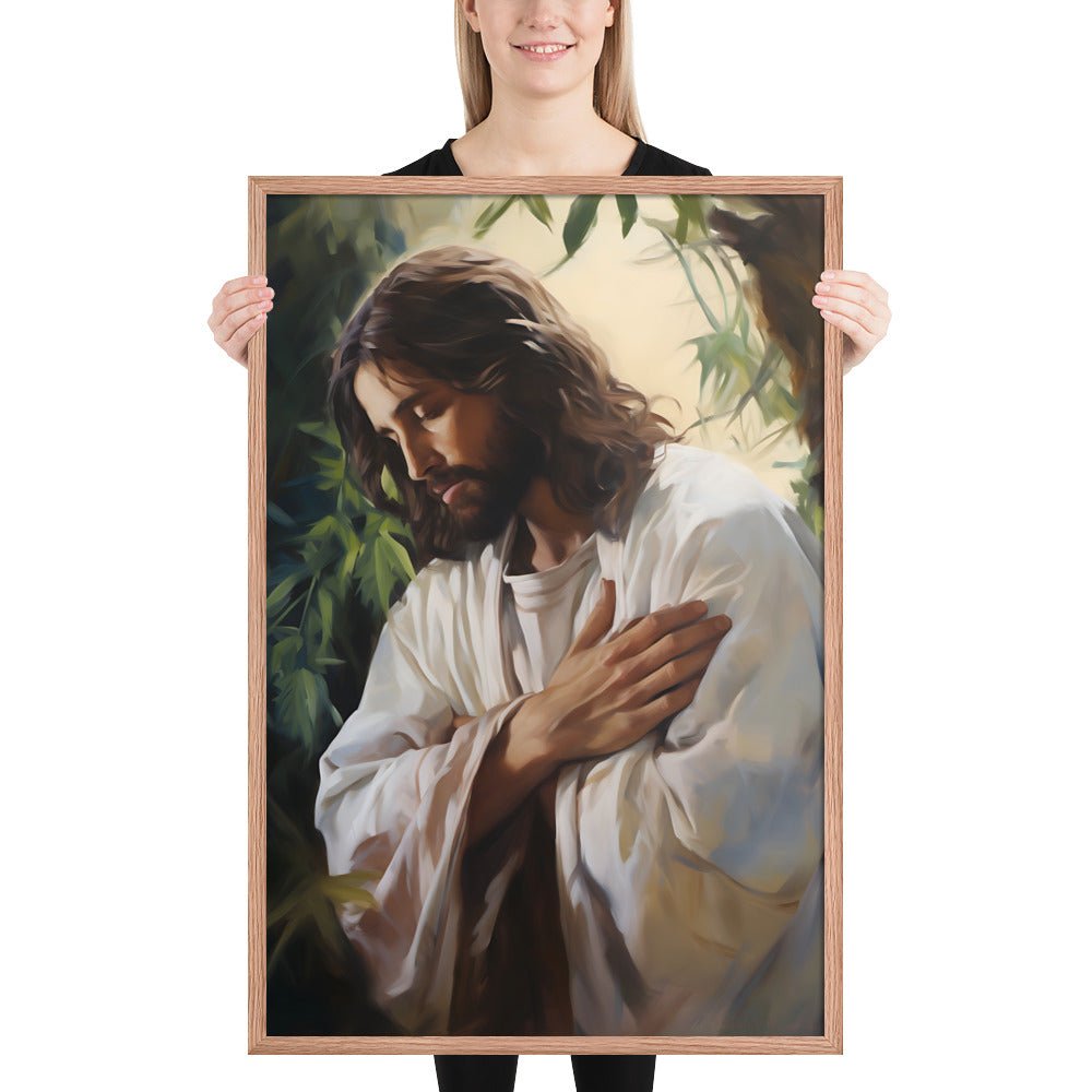 Jesus In Gethsemane Fine Art Print - ChristVisions