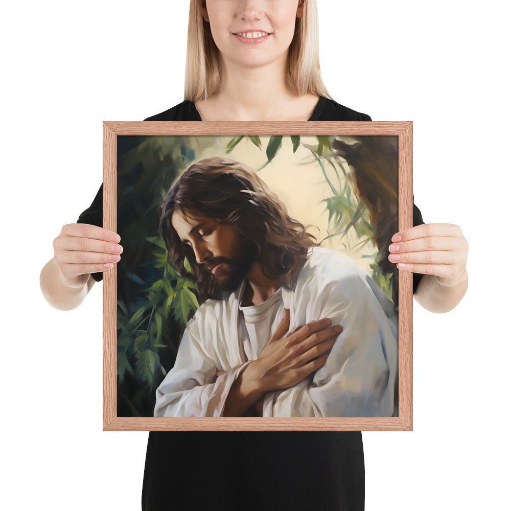 Jesus In Gethsemane Fine Art Print - ChristVisions