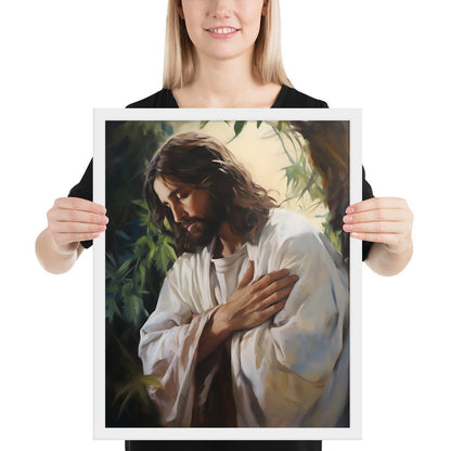 Jesus In Gethsemane Fine Art Print - ChristVisions