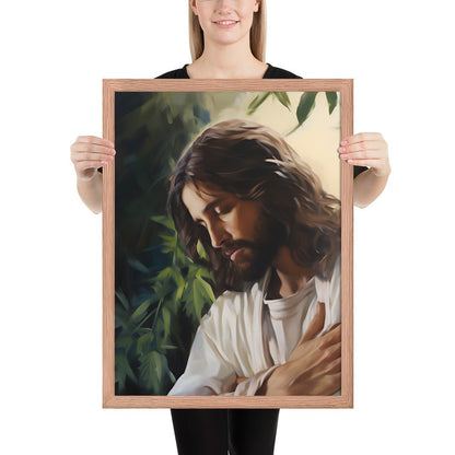 Jesus In Gethsemane Fine Art Print - ChristVisions