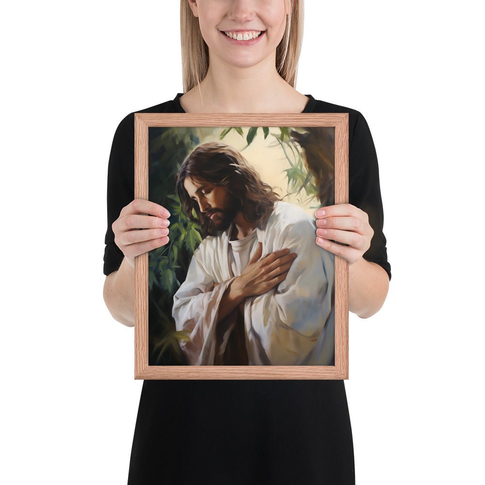 Jesus In Gethsemane Fine Art Print - ChristVisions