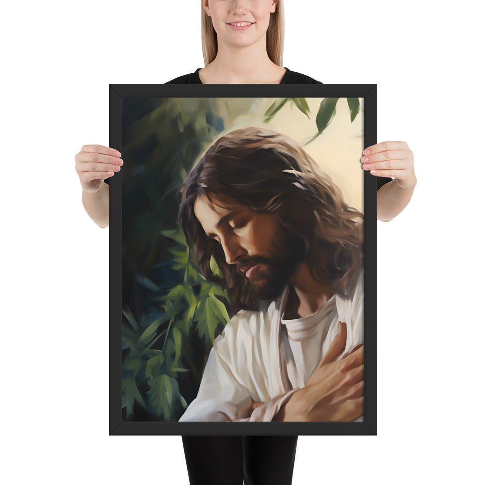 Jesus In Gethsemane Fine Art Print - ChristVisions