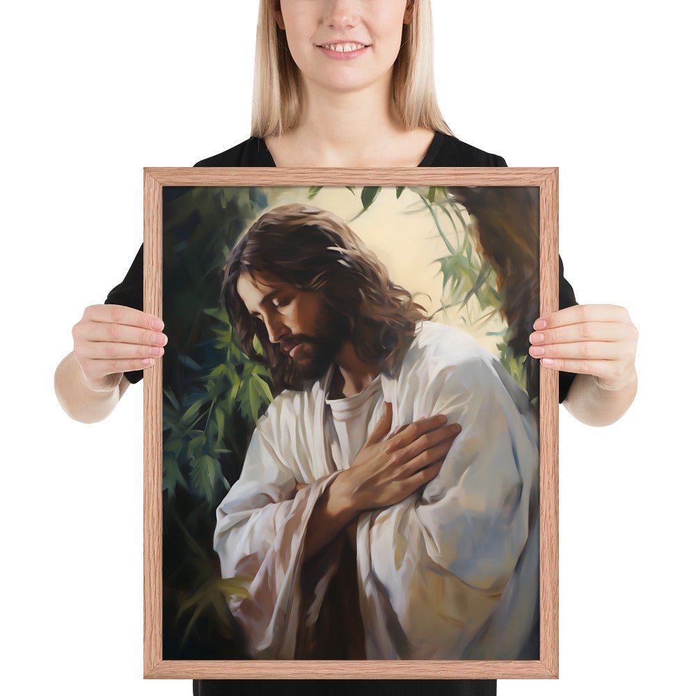 Jesus In Gethsemane Fine Art Print - ChristVisions
