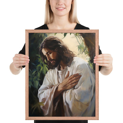Jesus In Gethsemane Fine Art Print - ChristVisions