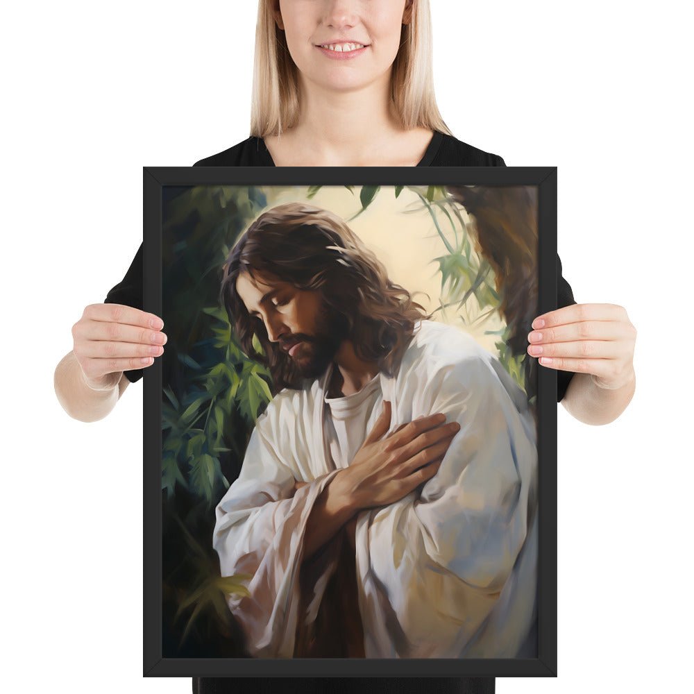 Jesus In Gethsemane Fine Art Print - ChristVisions