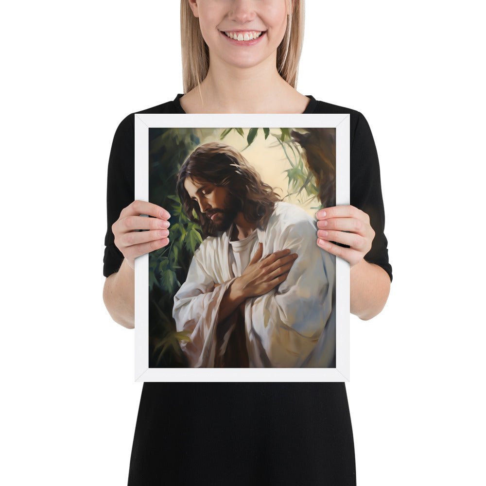 Jesus In Gethsemane Fine Art Print - ChristVisions