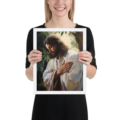Jesus In Gethsemane Fine Art Print - ChristVisions