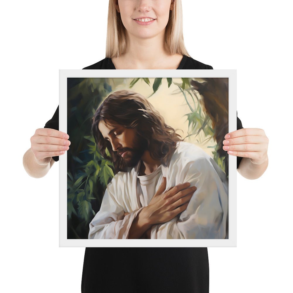 Jesus In Gethsemane Fine Art Print - ChristVisions