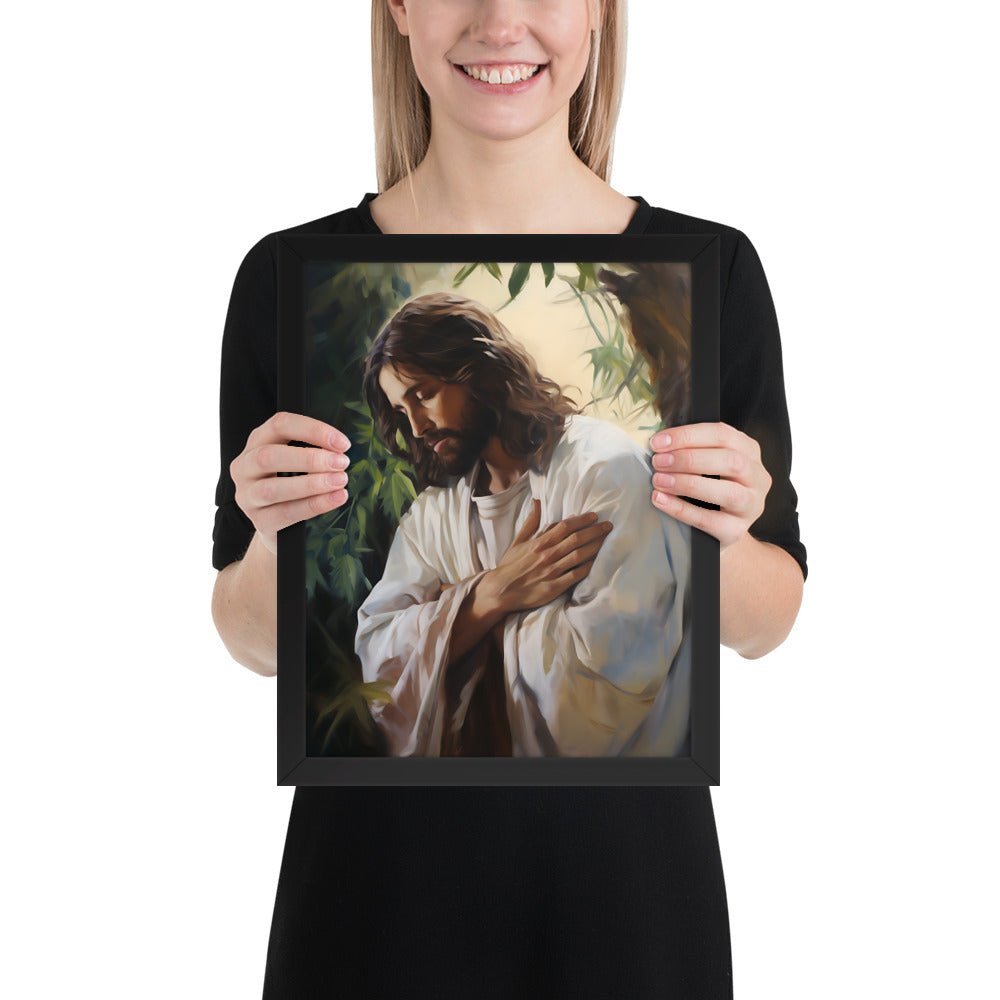 Jesus In Gethsemane Fine Art Print - ChristVisions