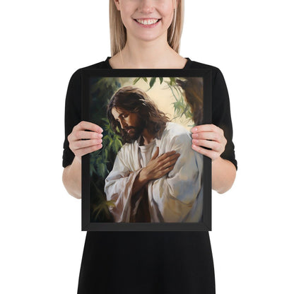 Jesus In Gethsemane Fine Art Print - ChristVisions