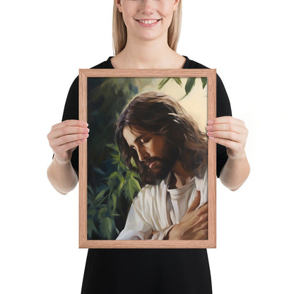 Jesus In Gethsemane Fine Art Print - ChristVisions