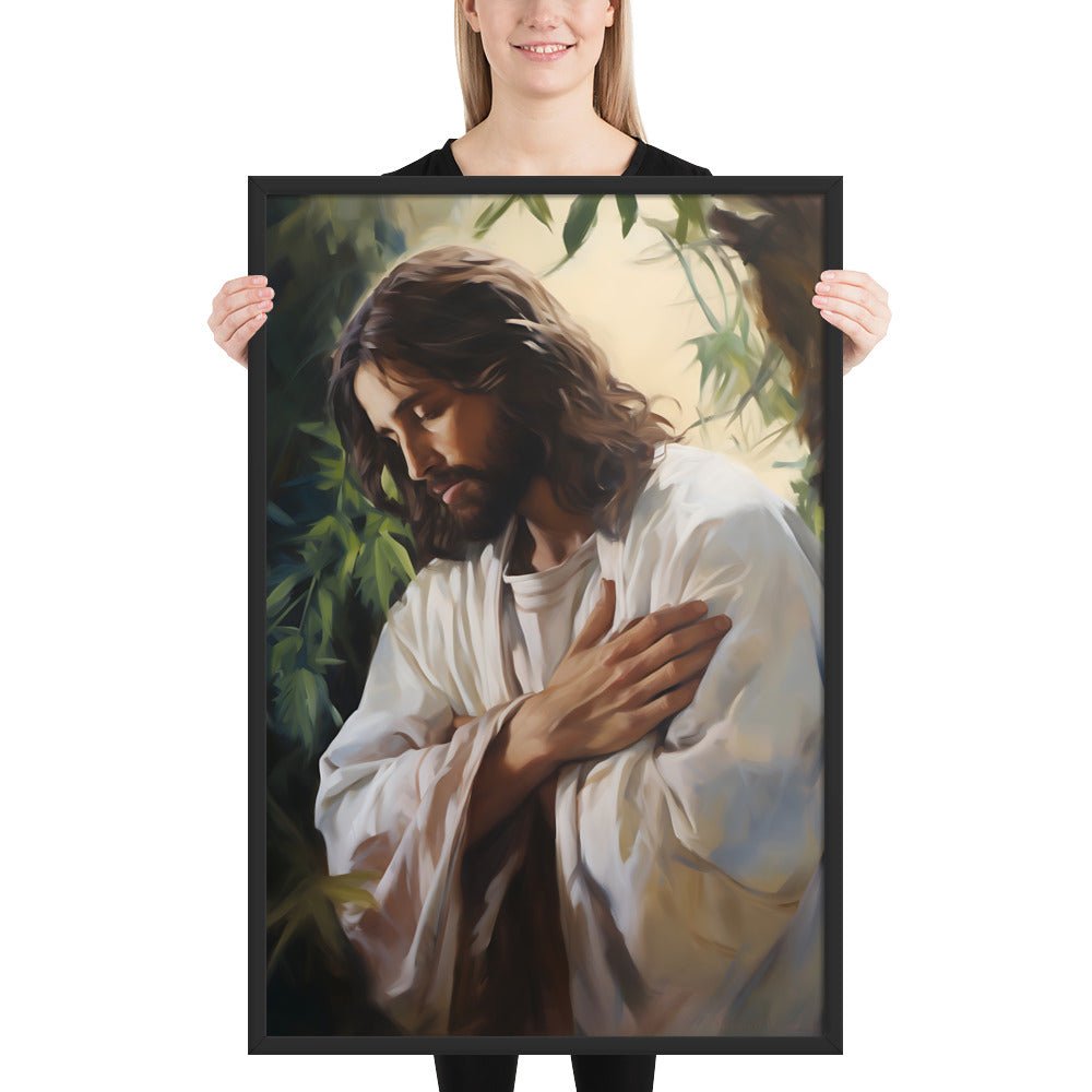 Jesus In Gethsemane Fine Art Print - ChristVisions
