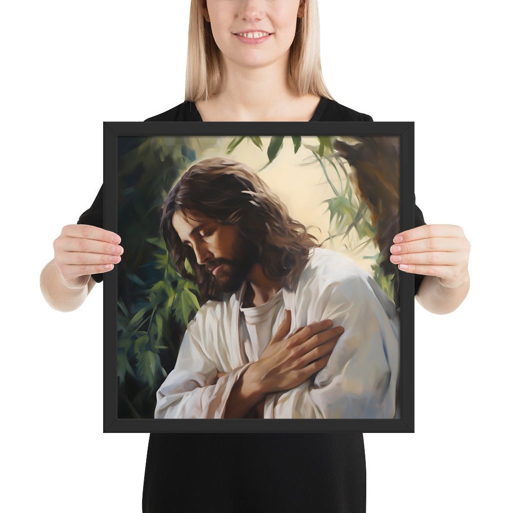 Jesus In Gethsemane Fine Art Print - ChristVisions