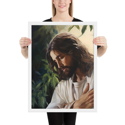Jesus In Gethsemane Fine Art Print - ChristVisions