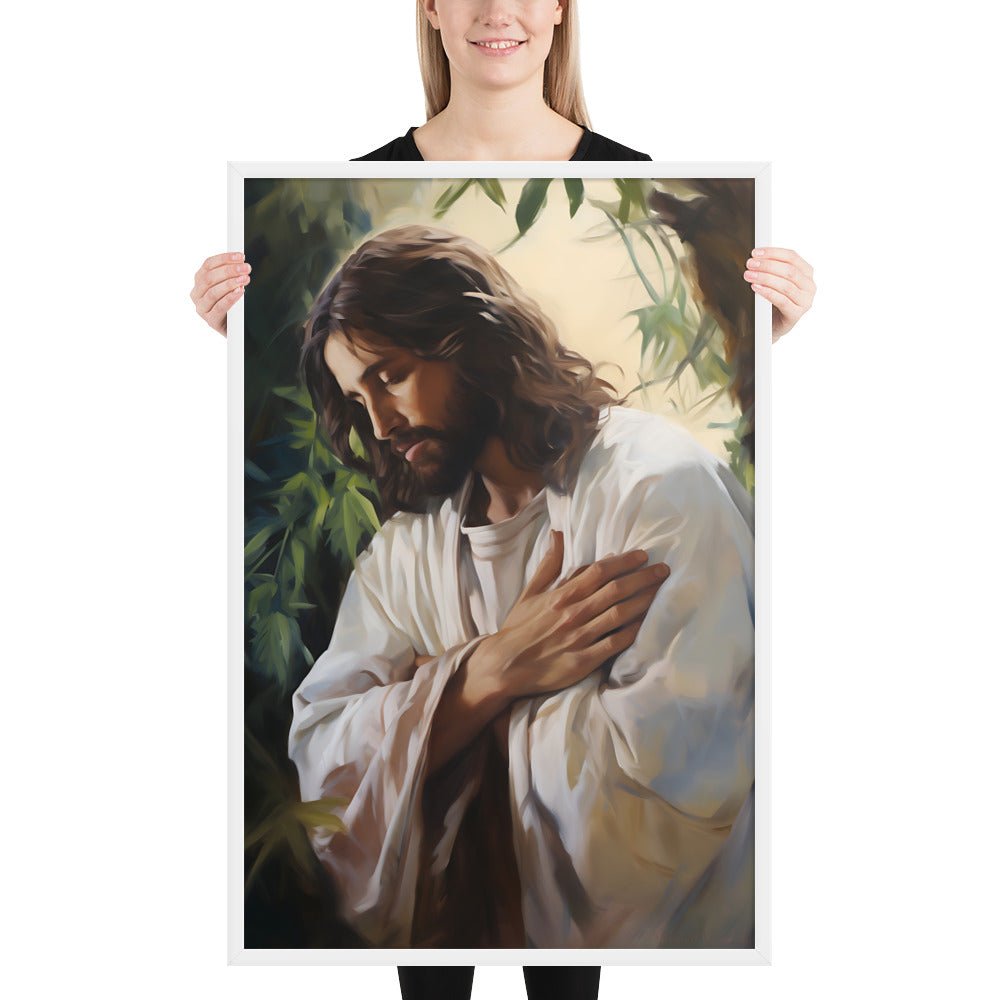 Jesus In Gethsemane Fine Art Print - ChristVisions