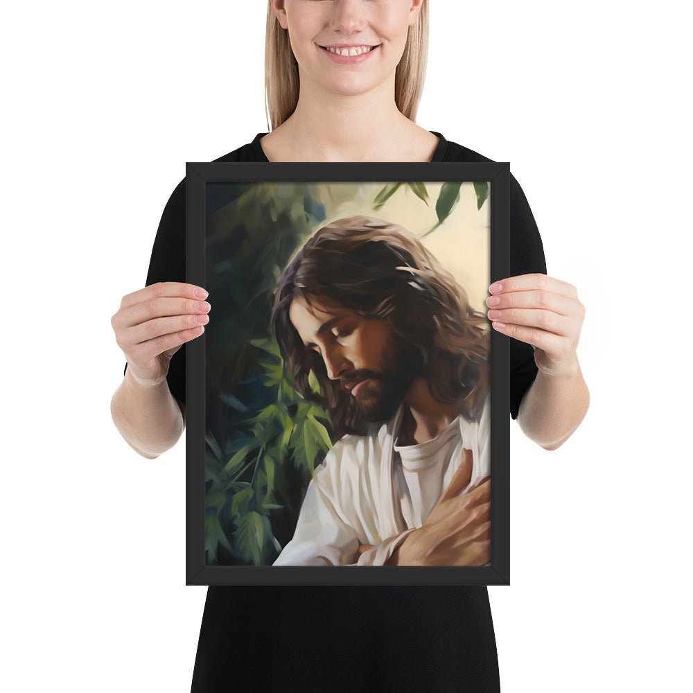 Jesus In Gethsemane Fine Art Print - ChristVisions
