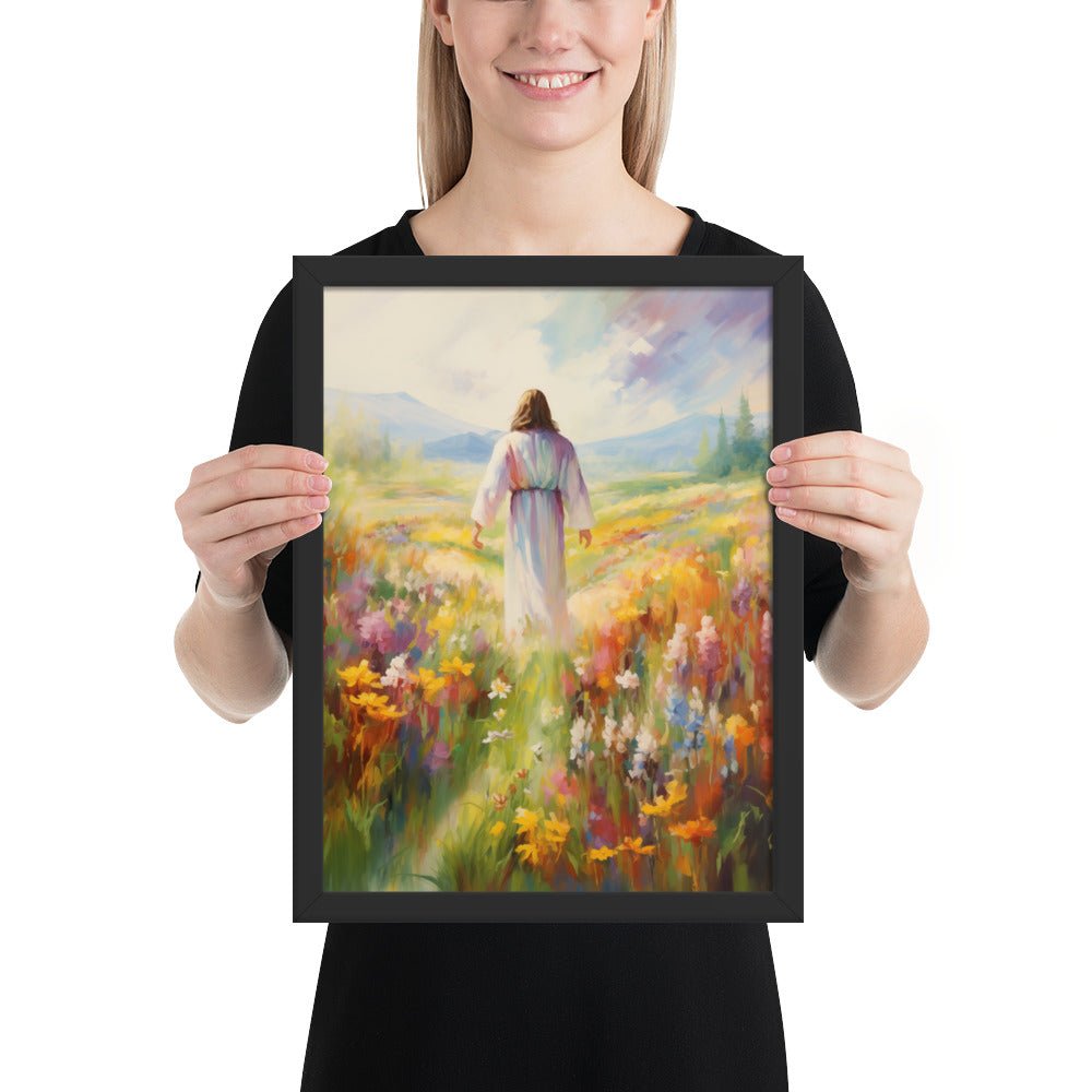 Jesus In Paradise Fine Art Print - ChristVisions