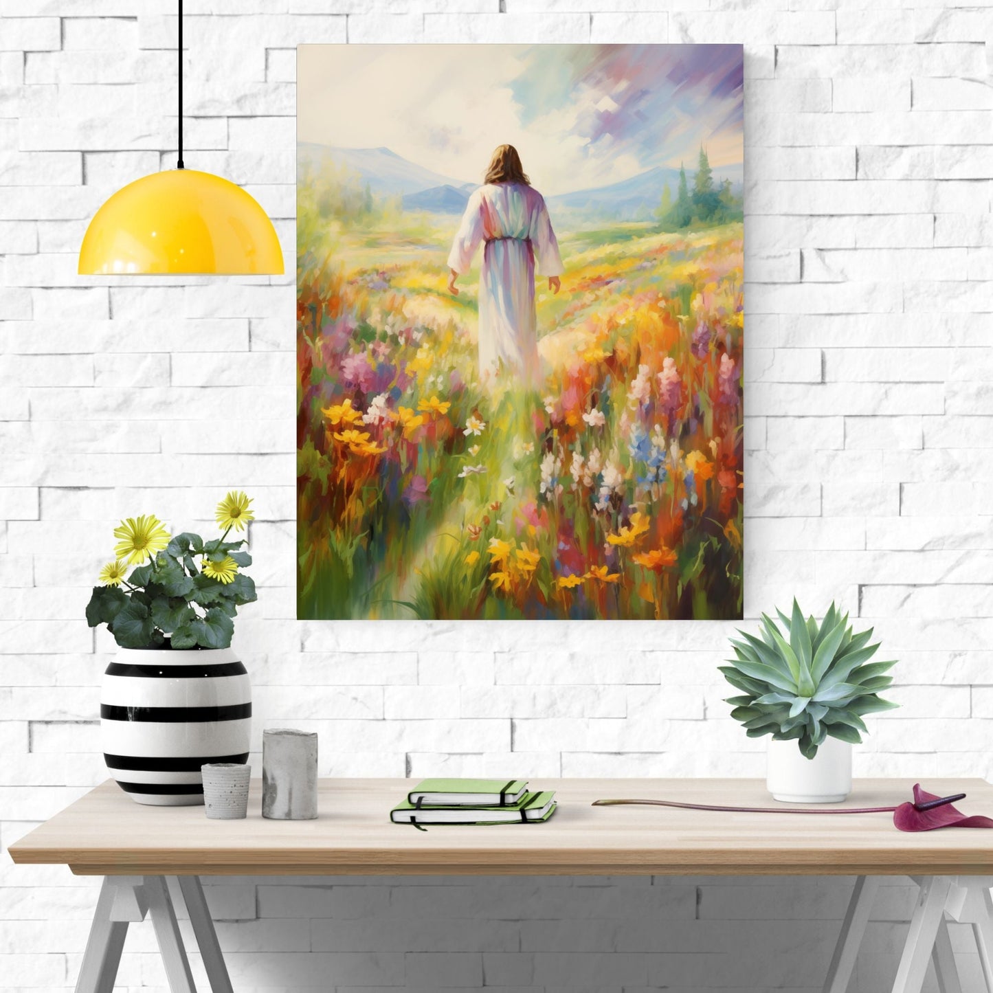 Jesus In Paradise Fine Art Print - ChristVisions
