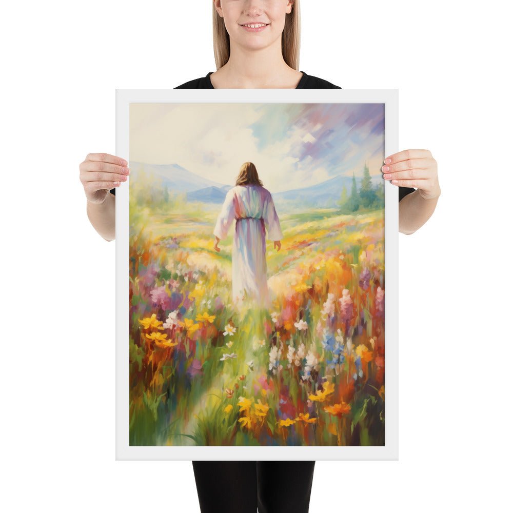 Jesus In Paradise Fine Art Print - ChristVisions
