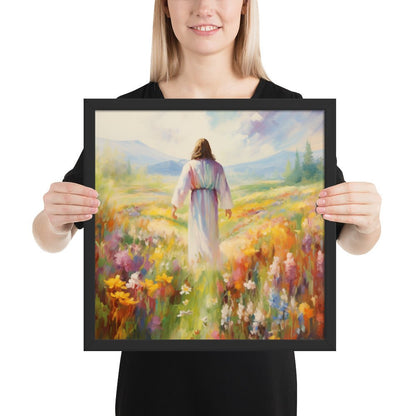 Jesus In Paradise Fine Art Print - ChristVisions