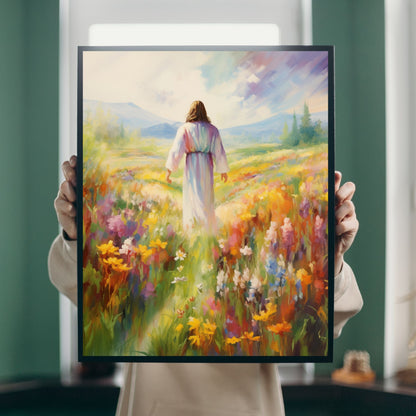 Jesus In Paradise Fine Art Print - ChristVisions